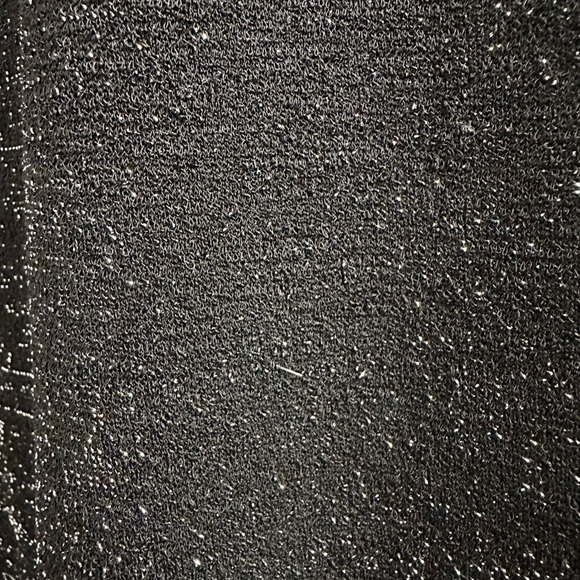 Black Sparkly T-Shirt Dress - Picture 5 of 10